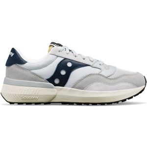 Sauconyvoor mannen. S70790-18 Leren sneakers Jazz Nxt wit, marine (45), Leer, Plat, Veters, Casual