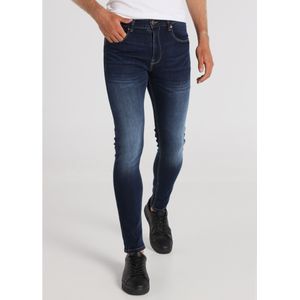 Six Valvesvoor mannen. 500141532 Jeans Super Skinny fit blauw (29), Casual, Katoen, Denim