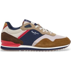 Pepe Jeans - London Life - Hardloopschoenen - Combinatie van Materialen - Rubberen Buitensole