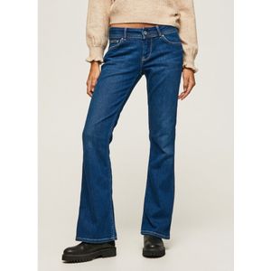 Pepe Jeansvoor vrouwen. PL204167GW1 Jean New Pimlico marine (28/32), Casual, Denim, Biologisch katoen, Duurzaam, Marineblauw