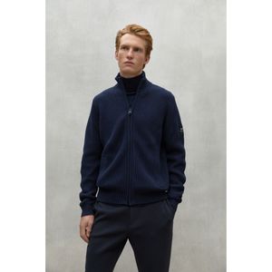 ECOALFvoor mannen. MCMGAKNNASHI0649W24-161 Nashi Jas Navy (S), Casual, Biologisch katoen, Duurzaam, Marineblauw