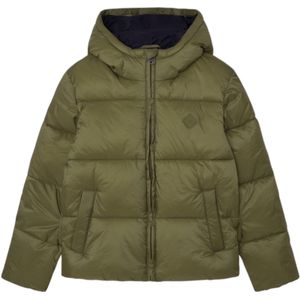 Hackett Londonvoor jongens. HK401011 Essentiële puffa jas groen (11años= 146cm), Casual, Polyamide, kinderkleding