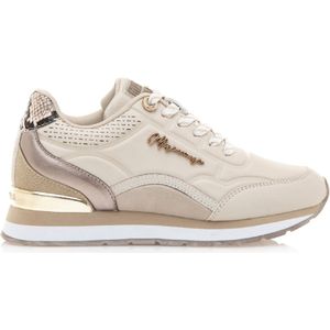 Mariamarevoor vrouwen. 68421 Trainers 68421 Beige (38), Plat, Veters, Casual