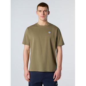 North Sails - 692970 - T-shirt - Groen - Katoen - Korte Mouwen