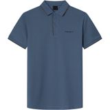 Hackett Resort Tipped Korte Mouw Poloshirt Blauw M Man
