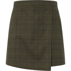 Pepe Jeans - Korte Rok - Groen - Katoen - Prince of Wales Ruitpatroon