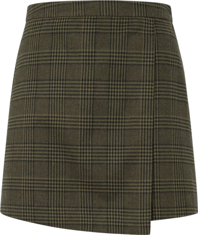 Pepe Jeans - Korte Rok - Groen - Katoen - Prince of Wales Ruitpatroon