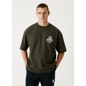 Red Bull Racing x Pepe Jeans Shirt 'Team Records'  kaki / wit