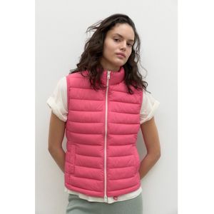 ECOALFvoor vrouwen. GAJKSINKA0987WS23-381 Waistcoat Sinkaalf fúcsia (L), Casual, Roze, Mouwloos / spaghettibandjes, Gerecycled polyester, Du