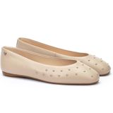 Martinelli - Lariana - Ballerina's - Zwart - Geitenleer