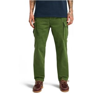 Timberlandvoor mannen. TB0A5TVYEIN1 Brookline Twill cargo broek groen (38/34), Casual, Biologisch katoen, Duurzaam