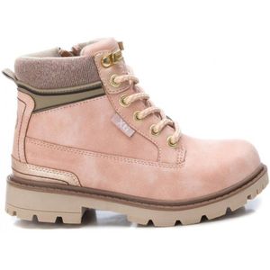 Xti Kidsvoor meisjes. 15047703-NUDE Enkellaarsjes 150477 nude (38), 3 tot 5 cm, Veters, Casual, Imitatieleer, kinderkleding