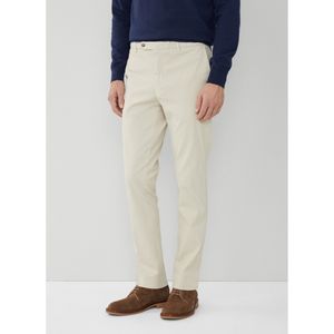 Hackett Londonvoor mannen. HM212594 Chino broek Textuur beige (31/32), Casual, Katoen