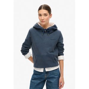 Superdry - W2012213A - Sweatshirt - Marineblauw - Capuchon - Katoen