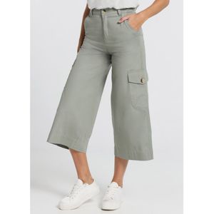 Lois Jeansvoor vrouwen. 207582255 Cargo broek groen (28), Casual, Katoen