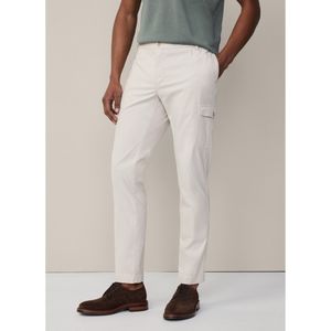 Hackett Londonvoor mannen. HM212637 Canvas cargo broek marine (38/32), Casual, Katoen, Marineblauw