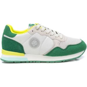 Xtivoor vrouwen. 14406108-VERDE Trainers 144061 groen (37), Stof, Plat, Veters, Casual