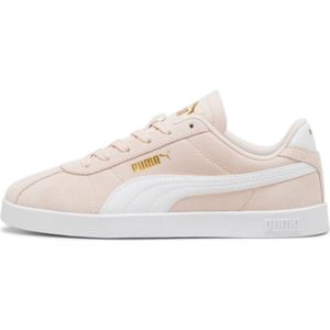 Pumaunisex. 39744406 Club II roze leren sportschoenen (38), Leer, Plat, Veters, Casual