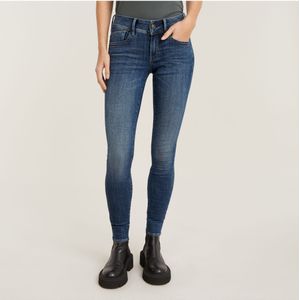 G-Starvoor vrouwen. D15266-9136-A889 Jeans Lynn Skinny blauw (26/34), Casual, Katoen, Denim