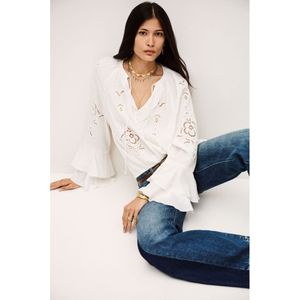 BA&SH - 1H25OMAR - Blouse - Wit - Casual - Viscose