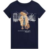 Polo Ralph Lauren - Jersey T-shirt - Marineblauw - Korte Mouwen - Kinderen