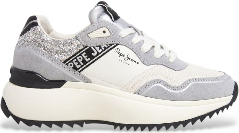 Kimi - Fashion Sneakers - Glitter - Suède - Gerecycled Leer