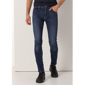 Lois Jeansvoor mannen. 101933405 Skinny jeans met midden taille - Mid-rise marine (28), Casual, Katoen, Denim, Marineblauw