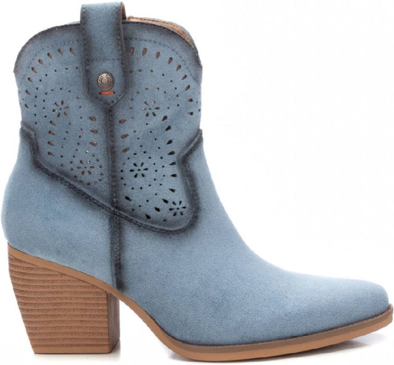 Refresh - Enkellaarsjes - Beige - Suède - Veganistisch Gecertificeerd