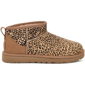 UGGvoor vrouwen. 1149270 W Ultra Mini Spikkels leren laarzen bruin (36), Leer, Plat, Geen, Casual