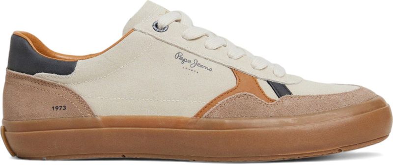 Pepe Jeans - Retro Travis Sneakers - Veelkleurig - Heren - Leer
