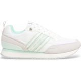 Pepe Jeans - PLS40036 Dublin Gala - Leren Schoenen - Wit - Plat - Veters