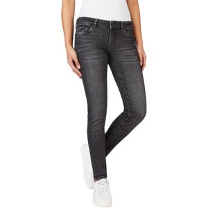 Pepe Jeansvoor vrouwen. PL204583XW1 Zwarte skinny jeans (27/32), Casual, Katoen, Denim