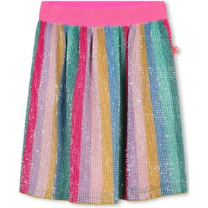 Billieblushvoor meisjes. U20419 Veelkleurig gestreepte rok (6años= 114/119cm), Casual, Synthetisch, kinderkleding