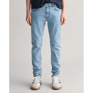 Gantvoor jongens. 910095 Slim Fit Jeans Tienerjongens blauw (9años= 134cm), Casual, Denim, kinderkleding