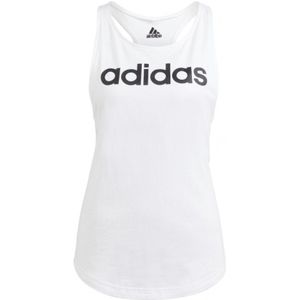 adidasvoor vrouwen. GL0567 Top Essentials losse tank wit (L), Sportief, Katoen, Meerdere sporten, Mouwloos / spaghettibandjes