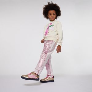 Billieblushvoor meisjes. U20447 Roze keperstof broek (5años= 110cm), Casual, Katoen, kinderkleding