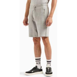 Armani Exchangevoor mannen. 8NZS75ZJKRZ3901 Grijze French terry shorts (XXL), Casual, Sportief, Grijs, Katoen, Meerdere sporten