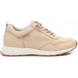 Carmela - 16215202 - Damestrainer - Beige - Leer - Casual