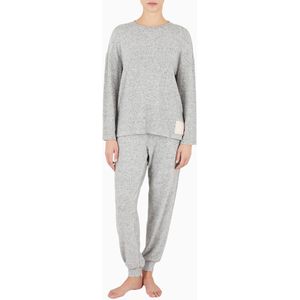 Emporio Armanivoor vrouwen. 164902_4F268 Lange pyjama van viscose grijs (XS), Homewear, Lange mouwen