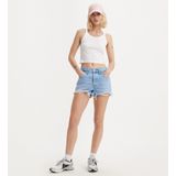 Levi'svoor vrouwen. 56327-0086 Kort 501 Origineel blauw (30), Casual, Katoen, Duurzaam