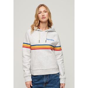 Superdryvoor vrouwen. W2012088A Regenboog sweatshirt zwart (XL), Casual, Katoen