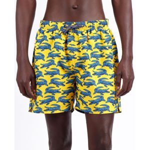 Admasvoor mannen. 16288-0-000050 Alligator zwempak geel (M), Strandkleding, Polyester