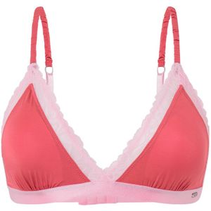 Pepe Jeansvoor vrouwen. PLU11023 Kanten B-bh roze (L), Homewear, Polyamide