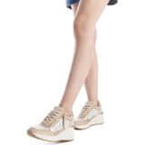 Sneakers met zijrits en veters voor dames Carmela