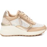 Sneakers met zijrits en veters voor dames Carmela