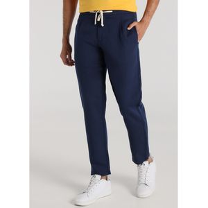 Bendorffvoor mannen. 803235520 Witte slim fit broek (L), Casual, Vlas