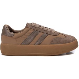 Xti Kidsvoor vrouwen/meisjes. 15112103-TAUPE Trainers 151121 bruin (39), Stof, Plat, Veters, Casual, kinderkleding