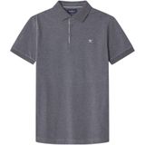 Hackett London - Poloshirt - Grijs - Katoen - Korte Mouwen