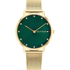 Tommy Hilfigervoor vrouwen. 1782668 Analoog horloge Staal groen (OSFA), Casual, Armband, Roestvrij staal