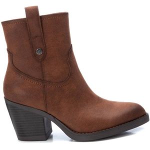 Refreshvoor vrouwen. 171488 Enkellaarsjes 171488 bruin -hoogte hak: 8cm (38), 5 tot 8 cm, Ritssluiting, Casual